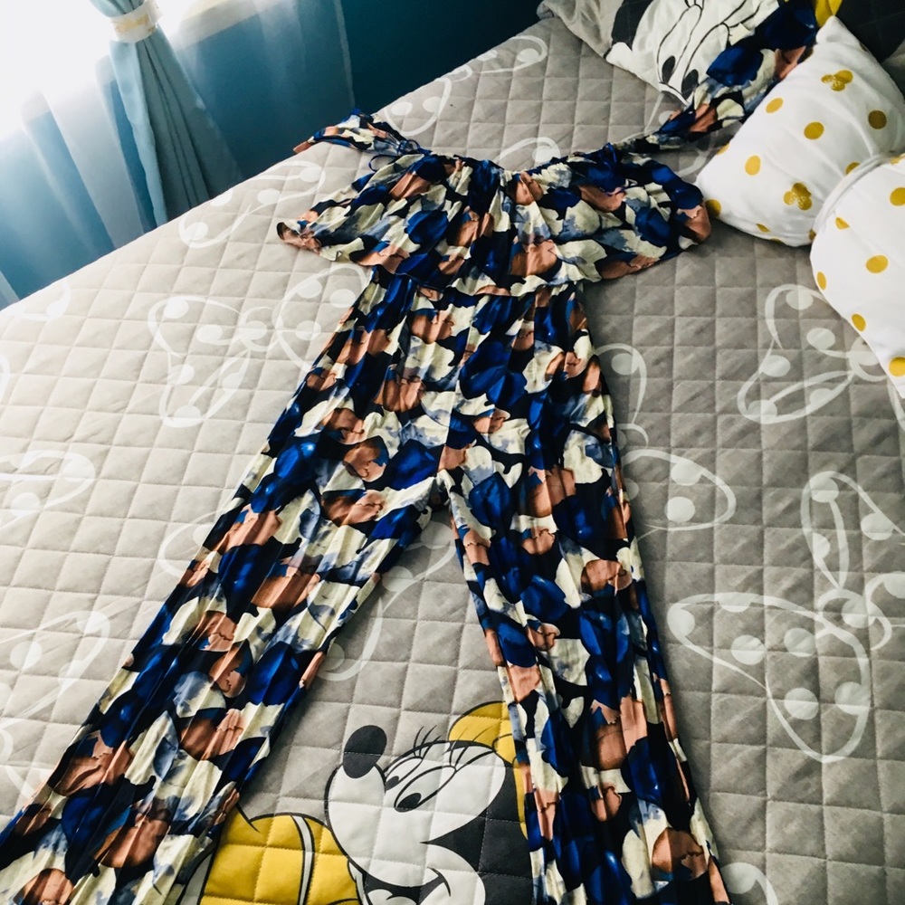 NWOT floral jumpsuit